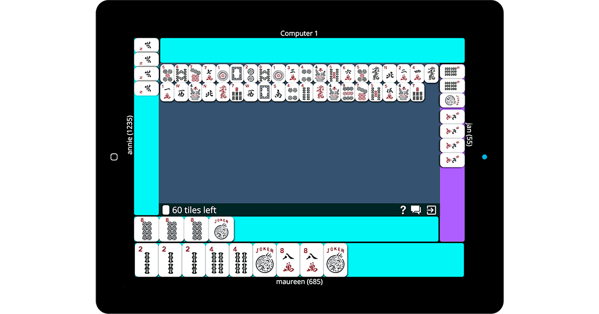 Play mahjong online with real mahjong players or training bots